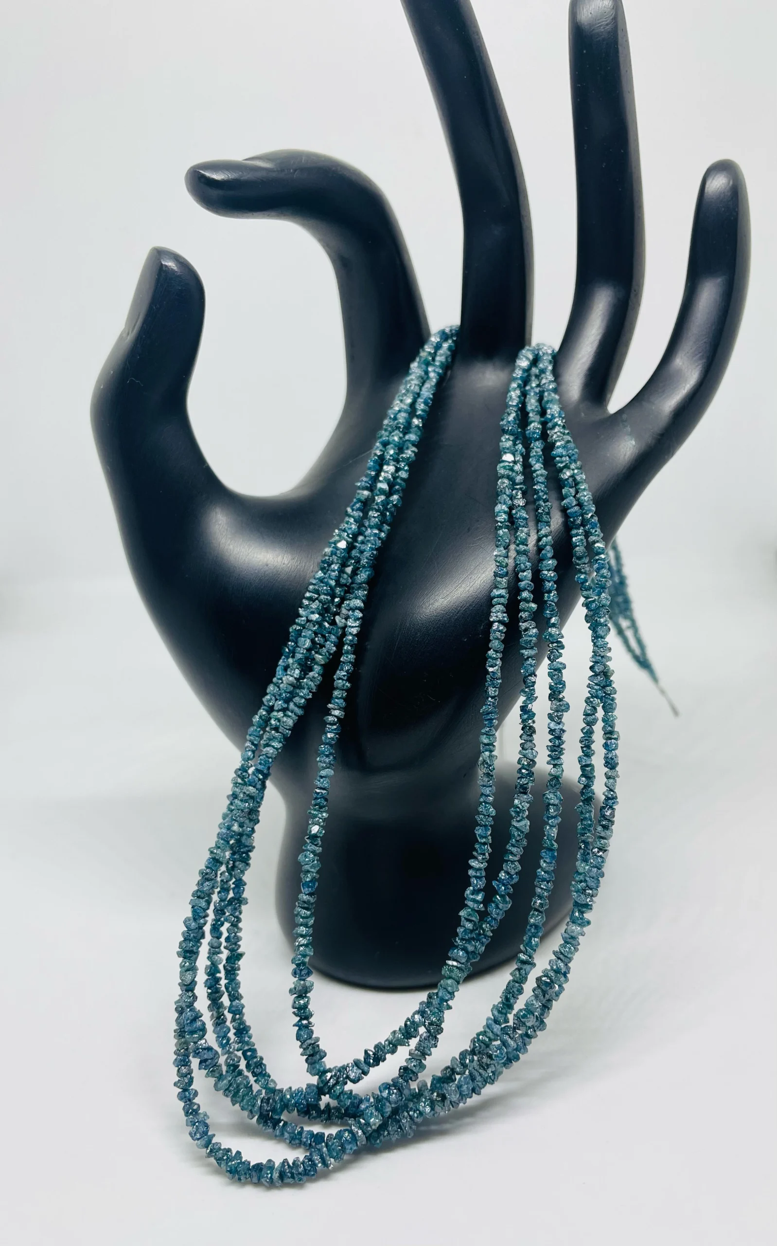Blue Diamond Uncut(Raw) Beads - Image 2