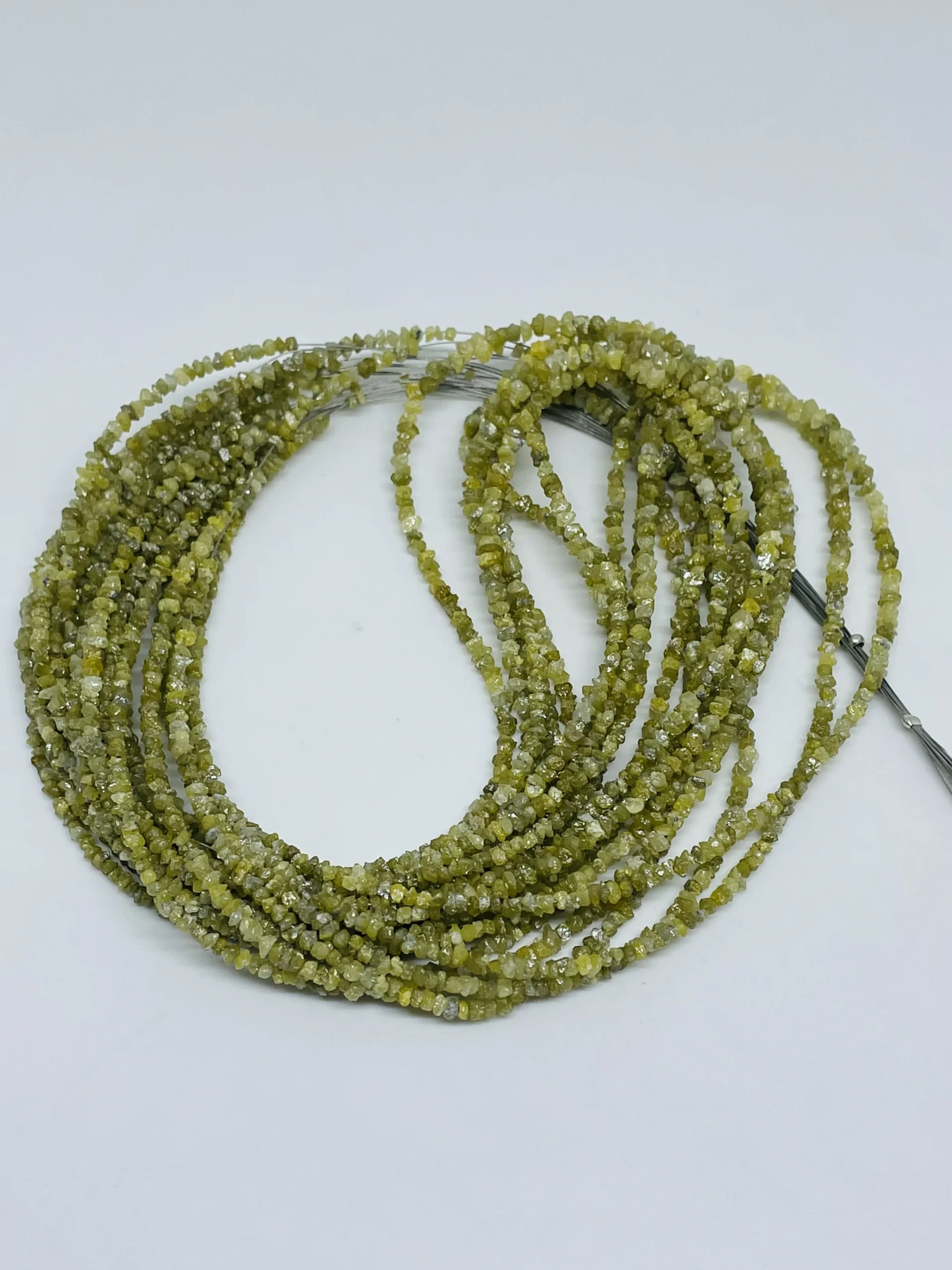 Yellow Diamond Uncut(Raw) Beads
