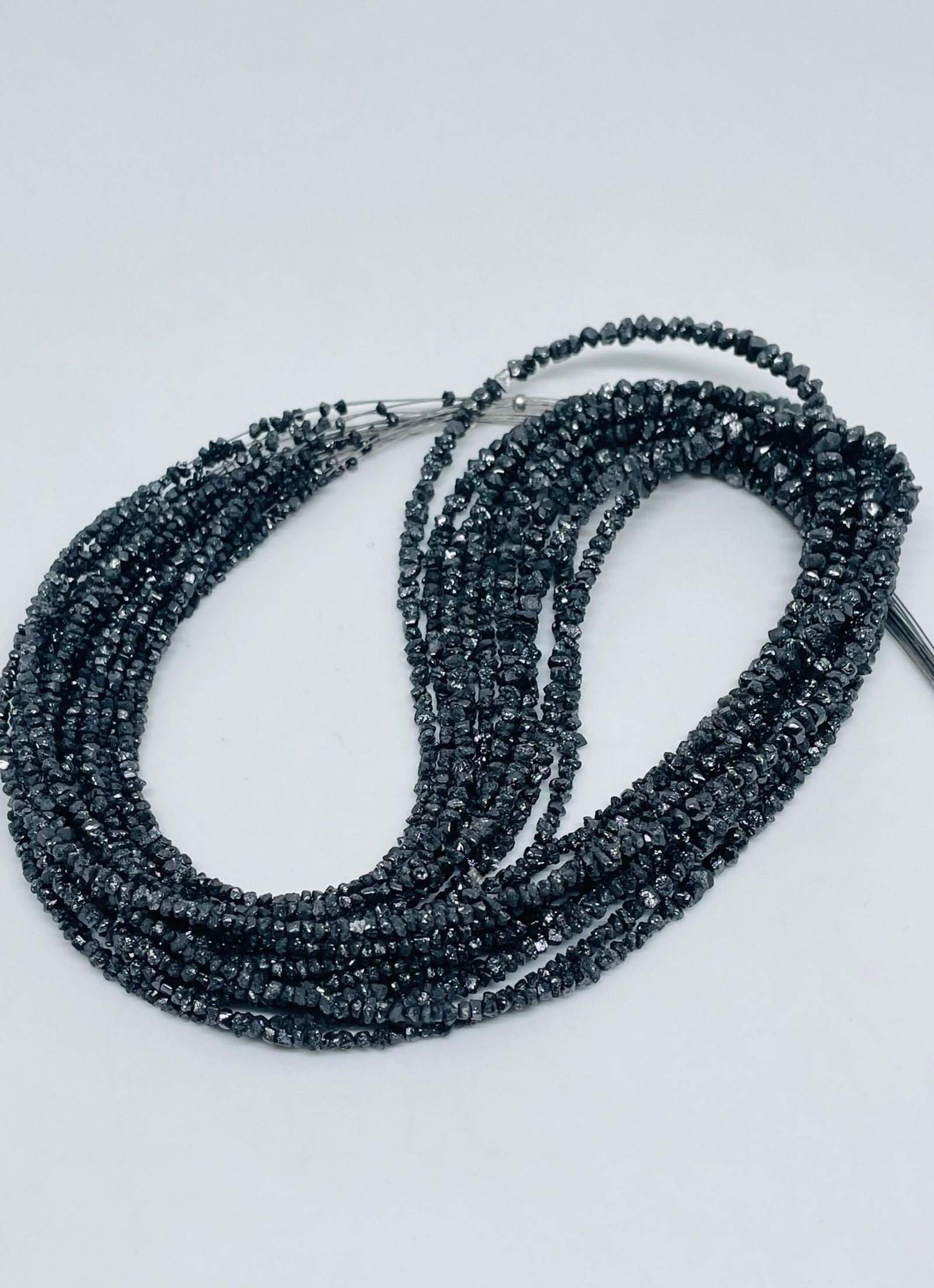 Black Diamond Uncut(Raw) Beads