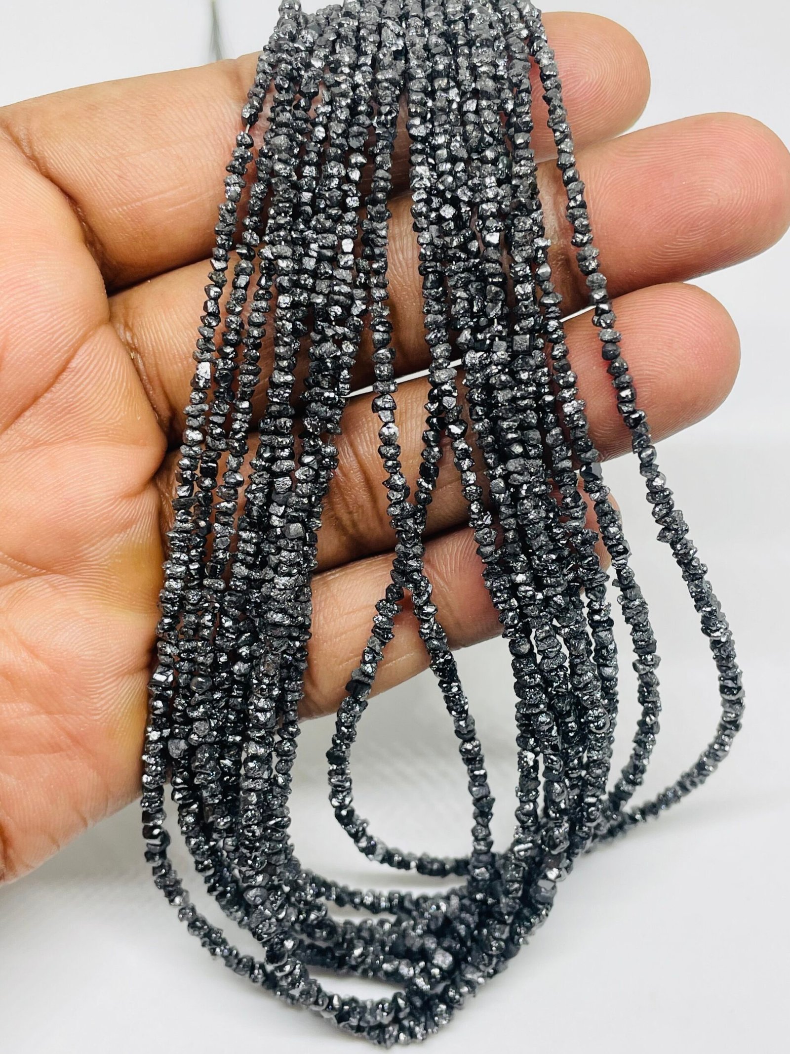 Black Diamond Uncut(Raw) Beads - Image 5