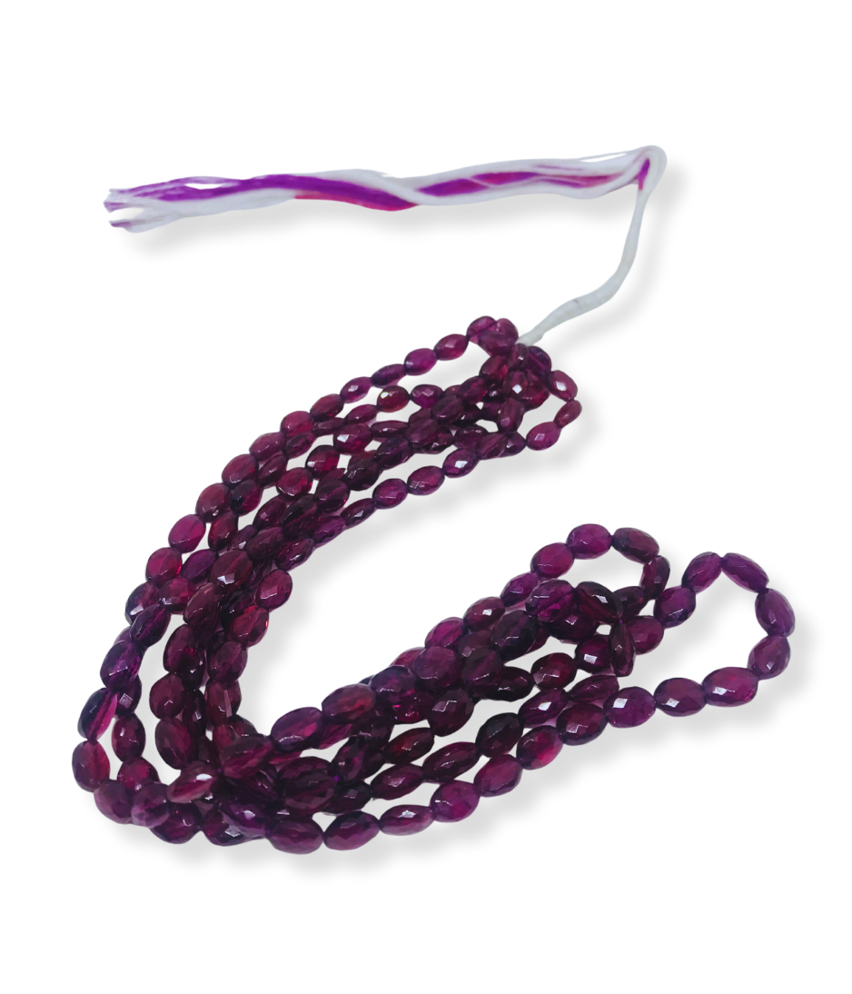 RHODOLITE GARNET FACETED OVAL