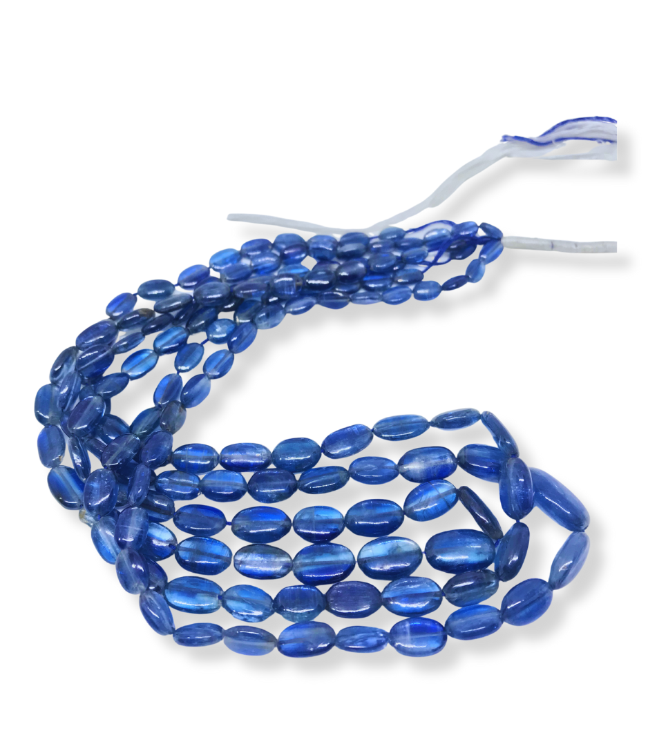 KYANITE OVAL PLAIN BEADS