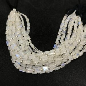 MOONSTONE FACETED BAGUETTE BEADS