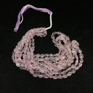 MORGANITE SMOOTH OVAL BEADS