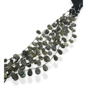 LABRADORITE PEAR CARVED