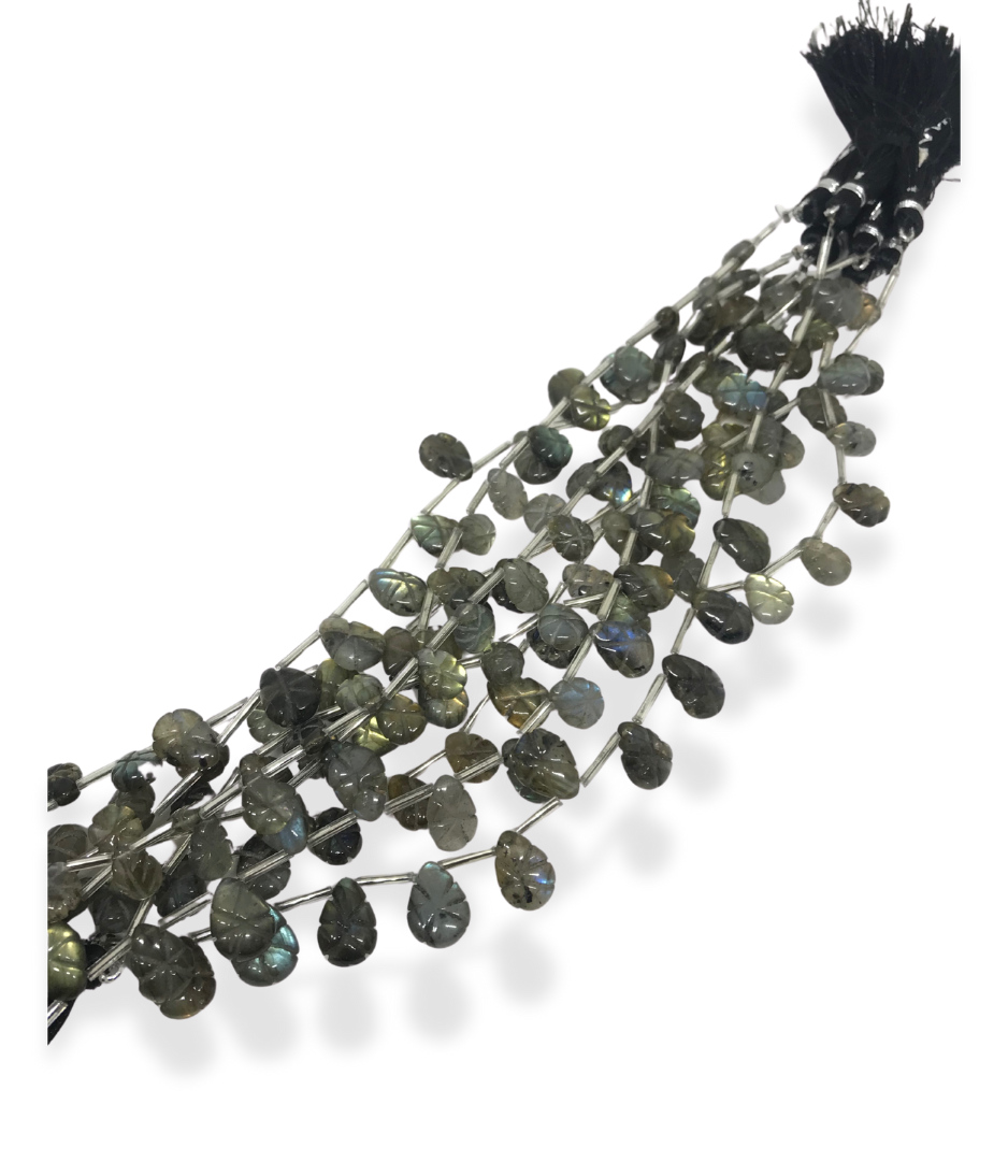 LABRADORITE PEAR CARVED - Image 2