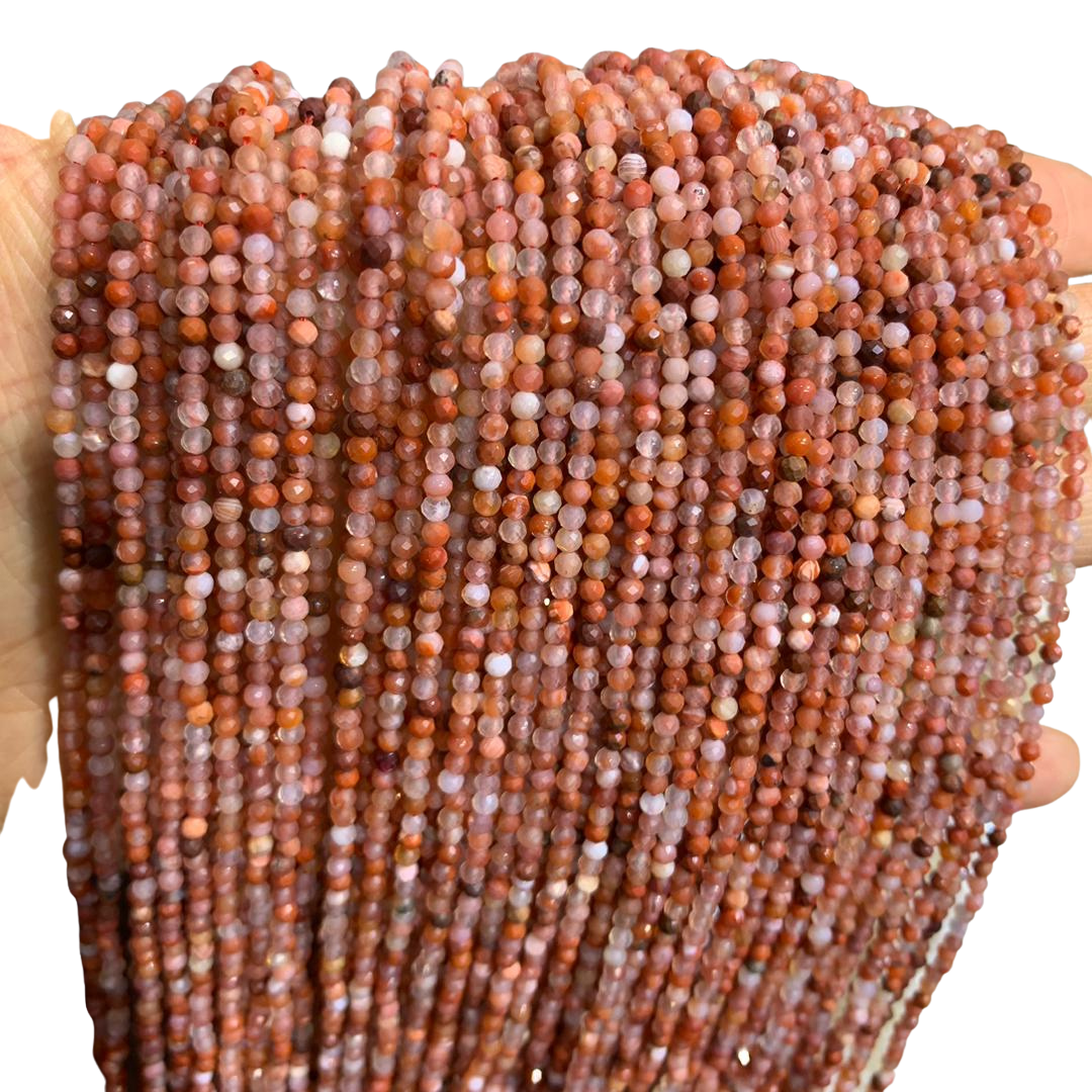 CARNELIAN SHADED 2MM