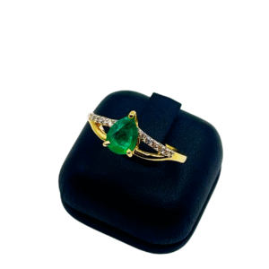 RING EMERALD DIA