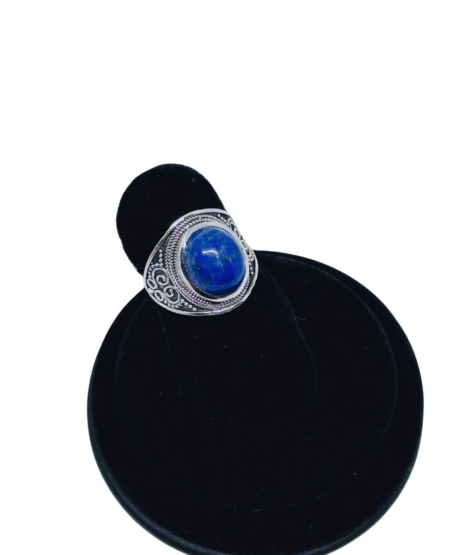 LAPIS LAZULI DESIGNER RING - Image 2