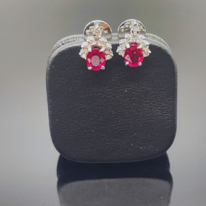 RUBY EARRING DIA