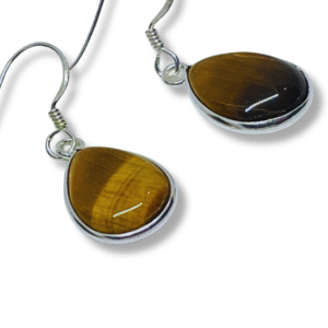TIGER EYE DROP EARRING