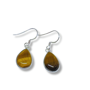 TIGER EYE DROP EARRING