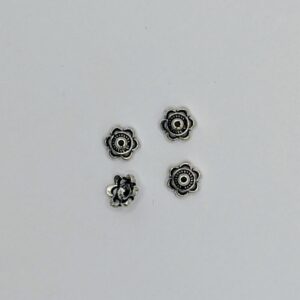 Silver oxidized cap