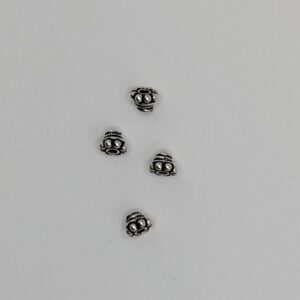 Silver Oxidized Fancy Connector