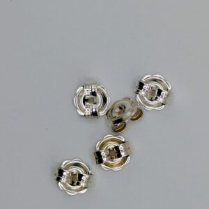 Earring plug lambs silver
